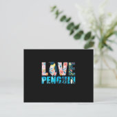 Carte Postale Love Penguin (Debout devant)