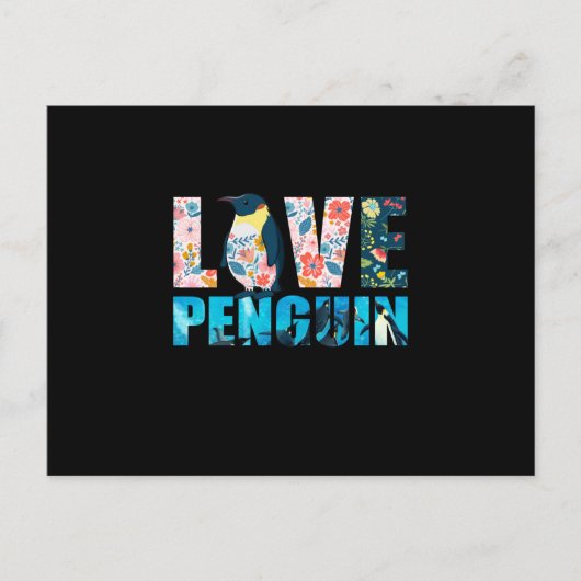 Carte Postale Love Penguin (Devant)