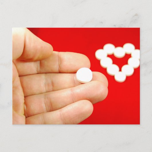 Carte Postale Love pill (Devant)