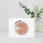 Carte Postale Love Pizza (Debout devant)