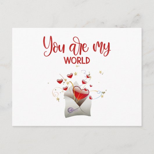 Carte Postale Love postcated (Devant)