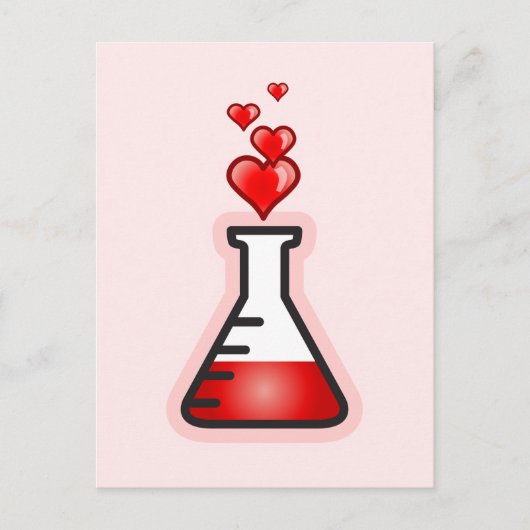 Carte Postale Love Potion Chimie, Science de la Santé (Devant)