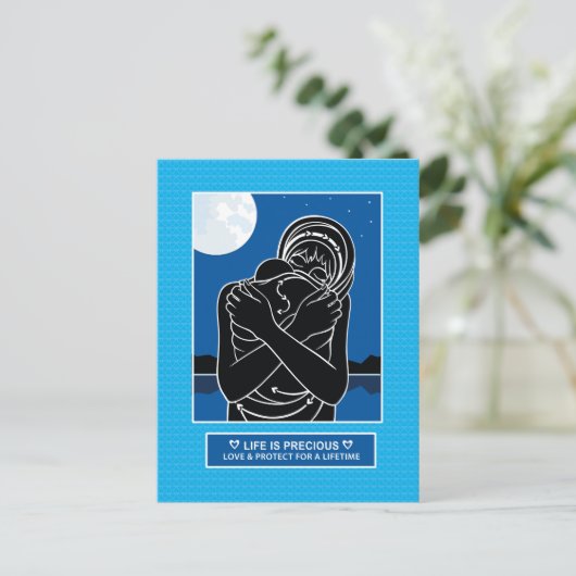 Carte postale Love & Protect 2_ (Debout devant)