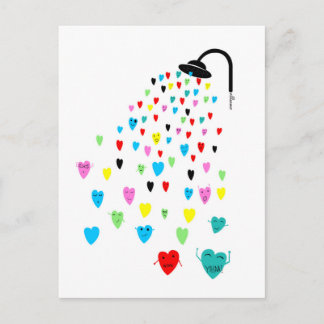 Carte postale "Love Shower"