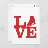Carte Postale Love Skate (Devant / Derrière)