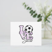Carte Postale Love Soccer (Debout devant)