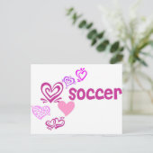 Carte Postale Love Soccer (Debout devant)
