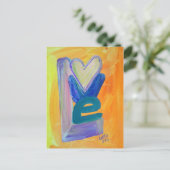 Carte postale Love Spring Stack (Debout devant)