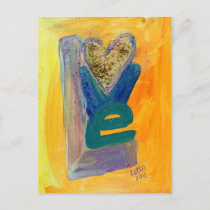 Carte postale Love Spring Stack Parties scintillan