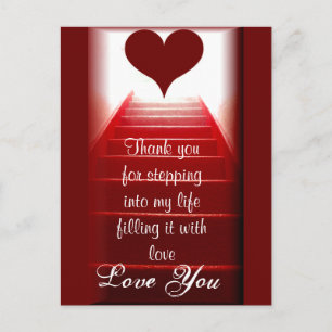Carte Postale Love Stairs_