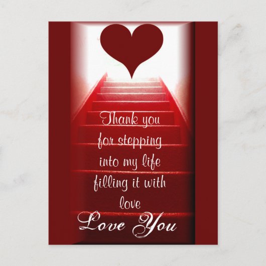 Carte Postale Love Stairs_ (Devant)