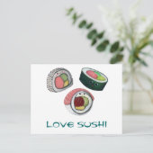 Carte Postale Love Sushi (Debout devant)