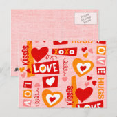 Carte postale Love Talk Valentine (Devant / Derrière)