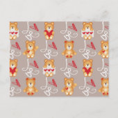 Carte Postale Love Teddy Bear (Devant)