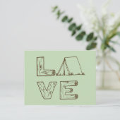 Carte Postale Love Tent Camping (Debout devant)