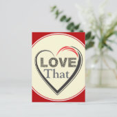 Carte Postale Love That Postcard (Debout devant)