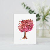 Carte Postale Love Tree Cherry Blossom (Debout devant)