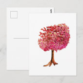 Carte Postale Love Tree Cherry Blossom (Devant / Derrière)
