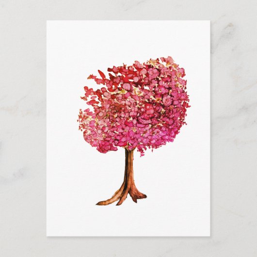 Carte Postale Love Tree Cherry Blossom (Devant)