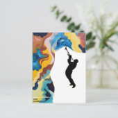 Carte Postale Love Trombone (Debout devant)