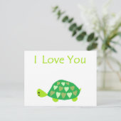 Carte Postale Love Turtle (Debout devant)