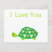 Carte Postale Love Turtle (Devant)