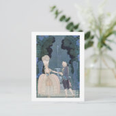 Carte Postale Love under the Fountain, illustration pour 'Fetes  (Debout devant)