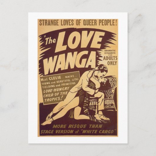 Carte Postale Love Wanga (Devant)