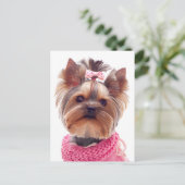 Carte Postale Love Yorkshire Terrier Chien Chien Chien Chien Bla (Debout devant)