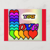 Carte postale Love You (Devant)