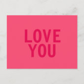 Carte postale LOVE YOU (Devant)