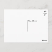 Carte Postale Love You Red Hearts Valentines Mariage Fiançailles (Dos)