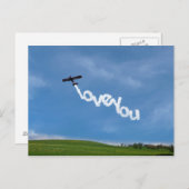 Carte postale Love You Skywriting (Devant / Derrière)