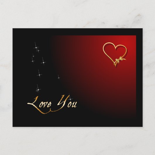 Carte postale Love You Valentine (Devant)