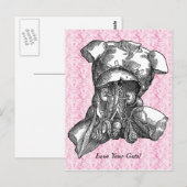 Carte Postale Love Your Guts Postcard (Devant / Derrière)