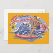 Carte Postale Lovecraft de surf à l'intérieur (Devant / Derrière)