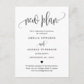 Carte Postale Lovely Calligraphy MODIFICATIVE COULEUR Mariage Up (Devant)