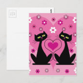 Carte Postale Lovely Cats (Devant / Derrière)