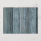 Carte Postale Lovely Green Rustic Merci (Dos)