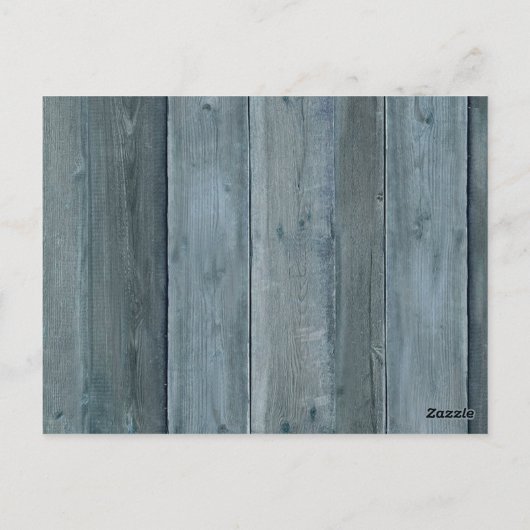 Carte Postale Lovely Green Rustic Merci (Dos)