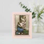 Carte Postale Lovely ladies beside columns Victorian (Debout devant)