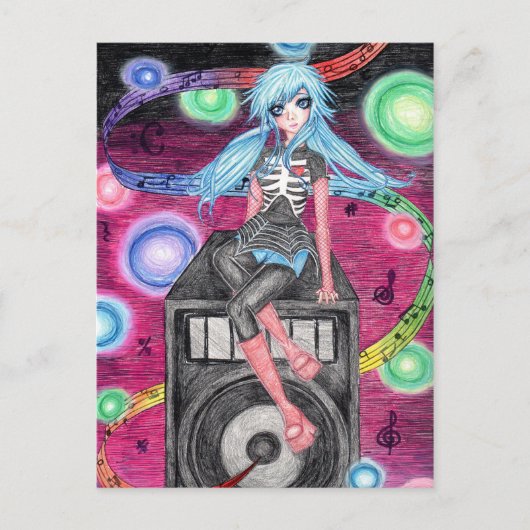 Carte Postale Lovely Miss Kora (Devant)