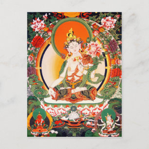 Carte Postale Lovely Tibetan Buddhist Art Postcard