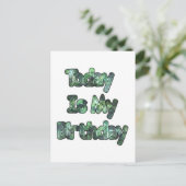 Carte Postale Lovely Today is my Birday Hakuna Matata.png (Debout devant)