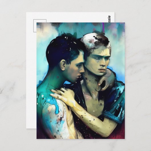 Carte postale Lovers (Devant / Derrière)