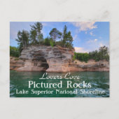 Carte postale Lovers Cove Pictured Rocks (Devant)
