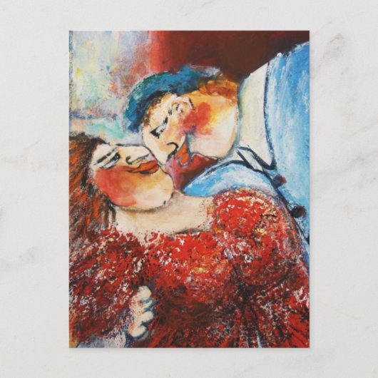 Carte Postale Lovers Dance (Devant)