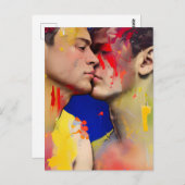 Carte postale Lovers Kiss (Devant / Derrière)