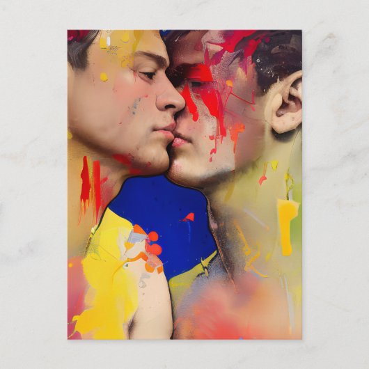 Carte postale Lovers Kiss (Devant)