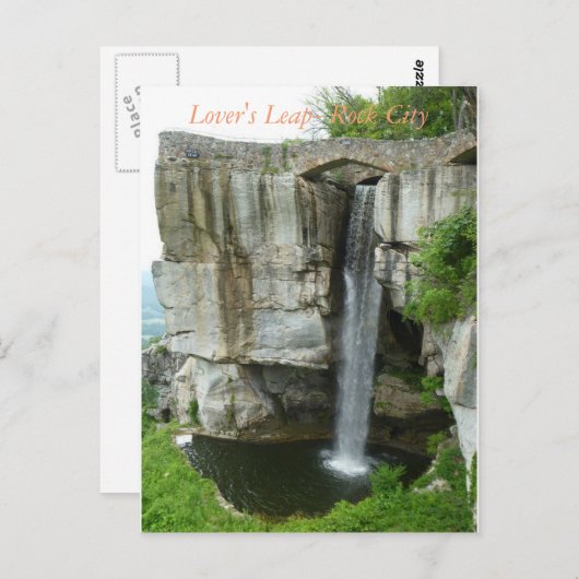 Carte Postale Lover's Leap at Rock City Postcard (Devant / Derrière)